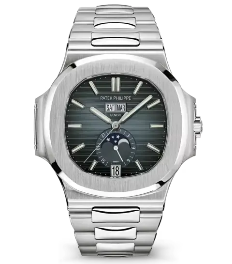 Patek Philippe Nautilus Annual Calendar 5726/1A-014 – Stainless Steel, Blue Gradient Dial, 40.5 mm