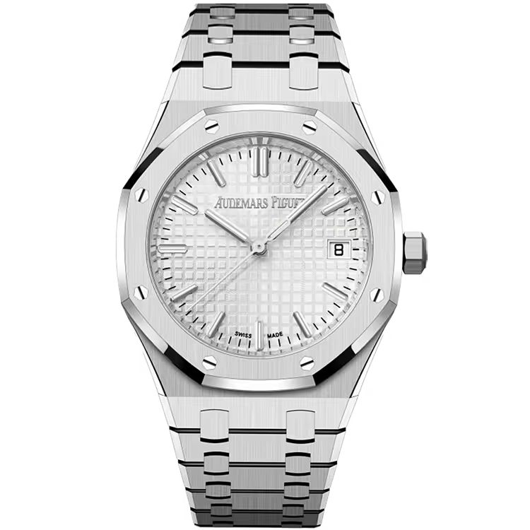 Audemars Piguet Royal Oak Selfwinding 15550ST.OO.1356ST.01 – Stainless Steel, White “Grande Tapisserie” Dial, 37 mm