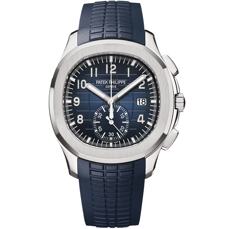 Patek Philippe Aquanaut Chronograph 5968G-001 – White Gold, Blue Dial, 42.2mm