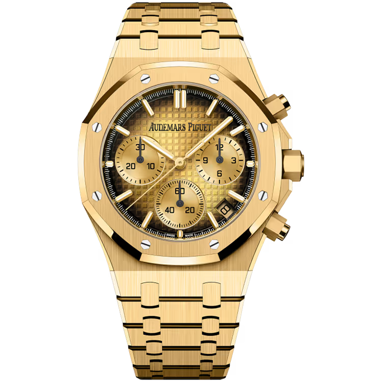 Audemars Piguet Royal Oak Chronograph 26240BA – Yellow Gold, Champagne Dial, 41 mm
