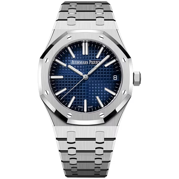 Audemars Piguet, Royal Oak, 15510BC, Blue Dial, 18-Carat White Gold, 41 mm